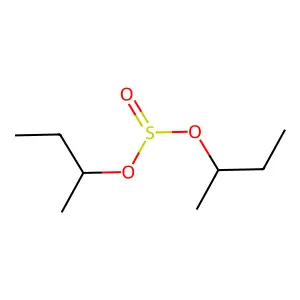 Sulfurous acid, bis(1-methylpropyl) ester structure