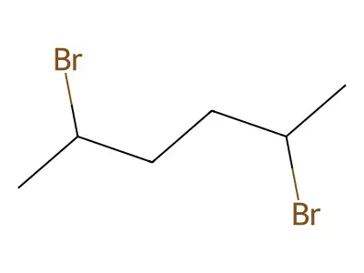 2,5-Dibromohexane structure