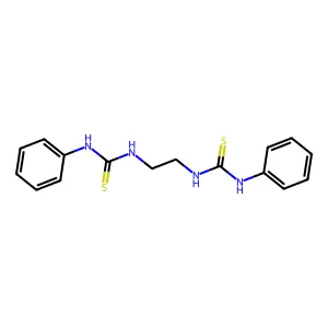 1-Phenyl-3-[2-(phenylcarbamothioylamino)ethyl]thiourea structure