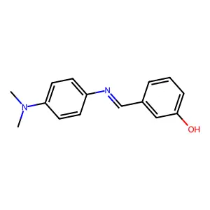 3-[[4-(Dimethylamino)phenyl]iminomethyl]phenol structure