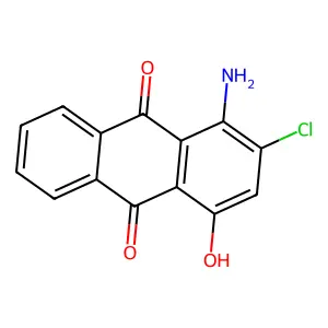 9,10-Anthracenedione, 1-amino-2-chloro-4-hydroxy- structure