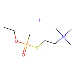 甲基乙氧基磷酰硫代胆碱碘化物 structure