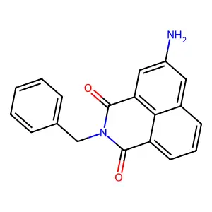 5-Amino-2-benzylbenzo[de]isoquinoline-1,3-dione structure