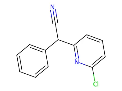 2-(6-Chloro-2-pyridinyl)-2-phenylacetonitrile structure