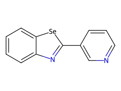 2-(3-Pyridyl)benzoselenazole structure