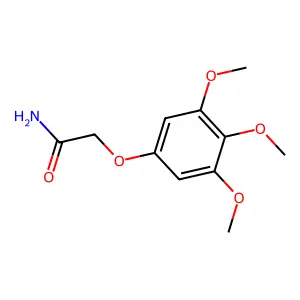 2-(3,4,5-三甲氧基苯氧基)乙酰胺 structure