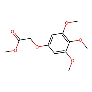Methyl 2-(3,4,5-trimethoxyphenoxy)acetate structure
