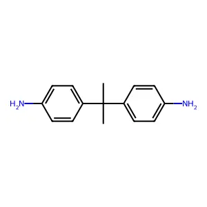 4,4'-Isopropylidenedianiline structure