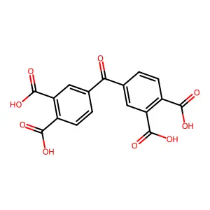 Benzophenonetetracarboxylic acid structure