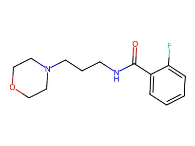 2-Fluoro-N-(3-morpholinopropyl)benzamide structure