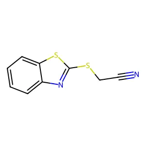 2-(2-Benzothiazolylthio)acetonitrile structure