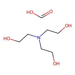 Formic acid, compd. with 2,2',2''-nitrilotris[ethanol] (1:1) structure