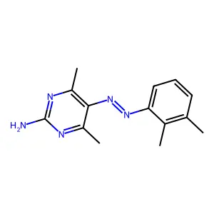 5-[(e)-(2,3-Dimethylphenyl)diazenyl]-4,6-dimethylpyrimidin-2-amine structure