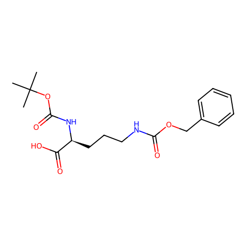 Boc-Orn(Z)-OH structure