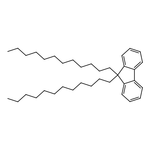 9,9-Didodecylfluorene structure
