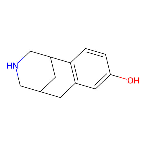 1,2,3,4,5,6-Hexahydro-1,5-methano-3-benzazocin-8-ol structure
