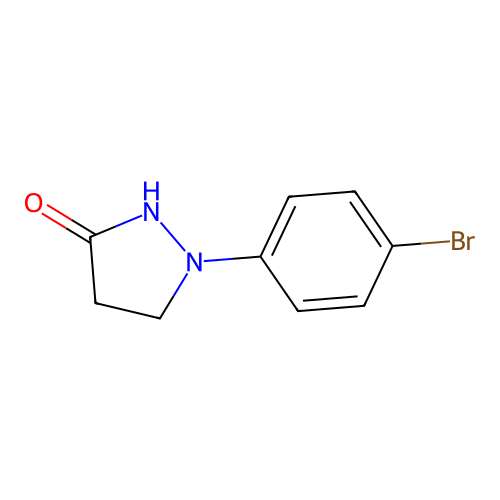 1-(4-Bromophenyl)pyrazolidin-3-one structure