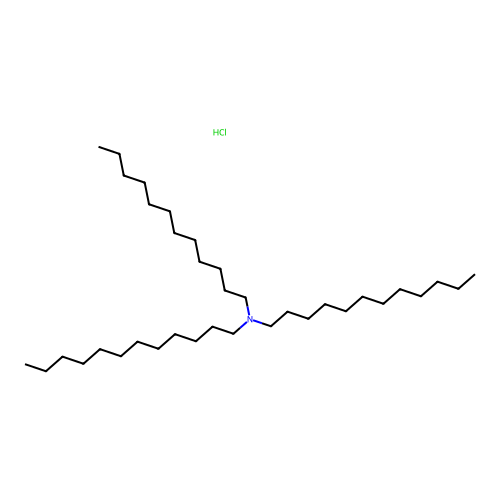 1-Dodecanamine, N,N-didodecyl-, hydrochloride structure