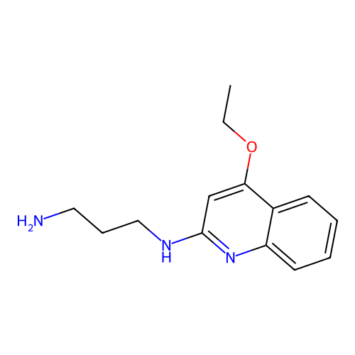 1-(4-Ethoxyquinolin-2-yl)propane-1,3-diamine structure