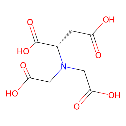 1-Aspartate-n,n-diacetate structure