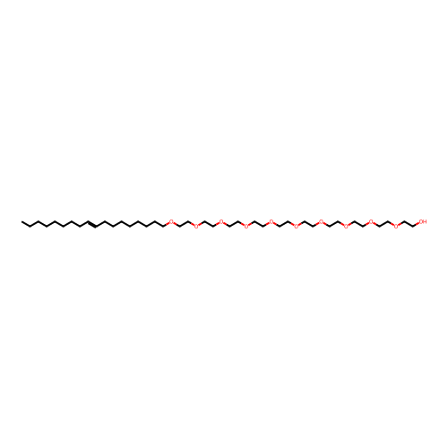 (39Z)-3,6,9,12,15,18,21,24,27,30-Decaoxaoctatetracont-39-en-1-ol structure