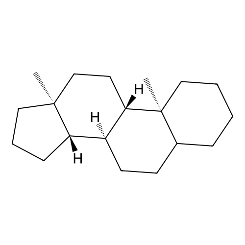 雄甾烷 structure
