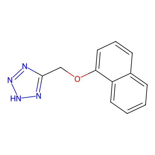 5-(naphthalen-1-yloxymethyl)-2H-tetrazole structure