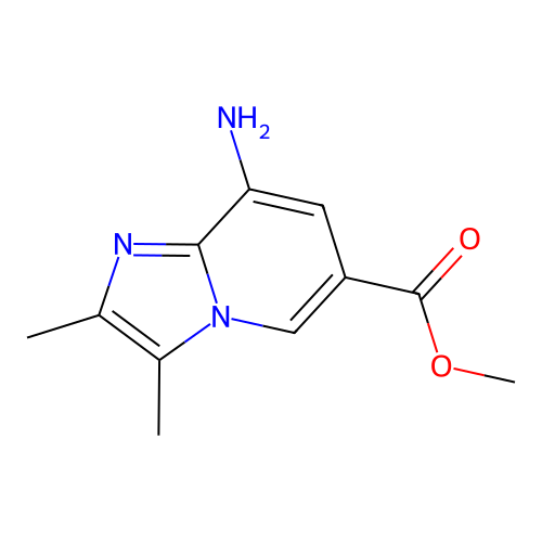 Methyl 8-amino-2,3-dimethylimidazo[1,2-a]pyridine-6-carboxylate structure