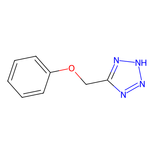 5-(phenoxymethyl)-2H-1,2,3,4-tetrazole structure