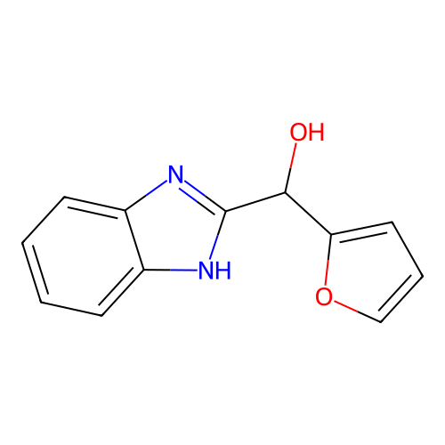 1H-benzimidazol-2-yl(furan-2-yl)methanol structure