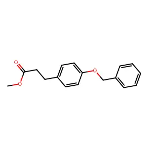 Methyl 3-[4-(benzyloxy)phenyl]propanoate structure