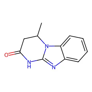 4-methyl-3,4-dihydro-1H-pyrimido[1,2-a]benzimidazol-2-one structure