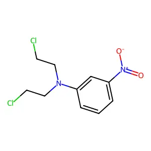N,N-双(2-氯乙基)-3-硝基苯胺 structure
