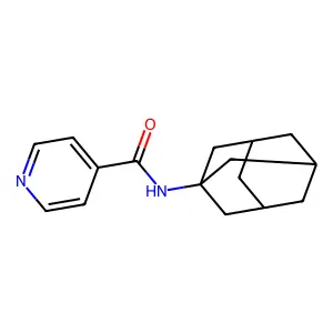 N-(1-金刚烷基)异烟酰胺 structure
