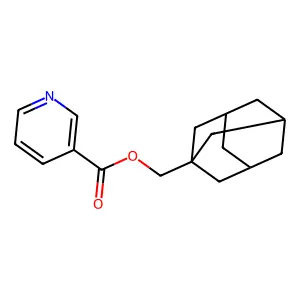 烟酸1-金刚烷甲基酯 structure