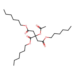 Trihexyl acetylcitrate structure