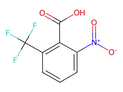 2-Nitro-6-(trifluoromethyl)benzoic acid structure