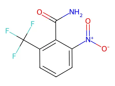 2-Nitro-6-(trifluoromethyl)benzamide structure