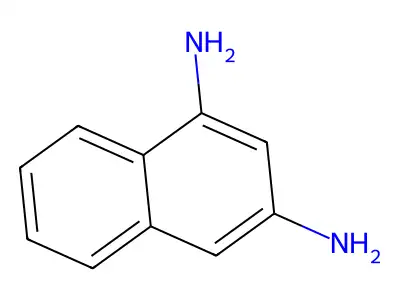 1,3-萘二胺 structure