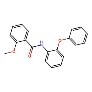 2-methoxy-N-(2-phenoxyphenyl)benzamide structure