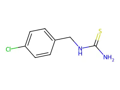 1-(4-Chlorobenzyl)-2-thiourea structure