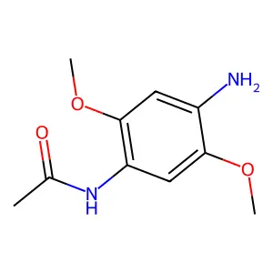 N-(4-amino-2,5-dimethoxyphenyl)acetamide structure