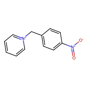 1-[(4-Nitrophenyl)methyl]pyridin-1-ium structure
