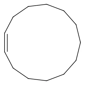 Cyclotridecene (E) structure