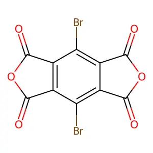 Dibromopyromellitic Dianhydride structure