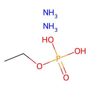磷酸氢二乙酯铵 structure