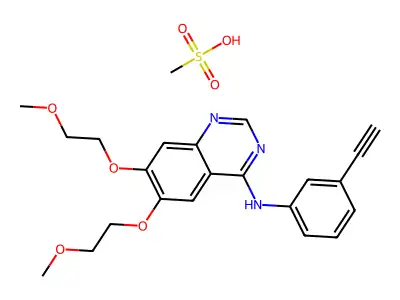 Erlotinib Hydrochloride structure