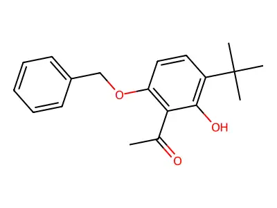 1-(3-Tert-butyl-2-hydroxy-6-phenylmethoxyphenyl)ethanone structure