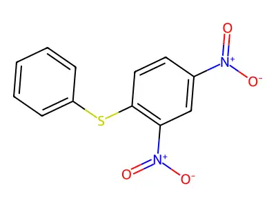 2,4-Dinitrophenyl phenyl sulfide structure