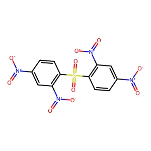Sulfone, bis(2,4-dinitrophenyl) structure